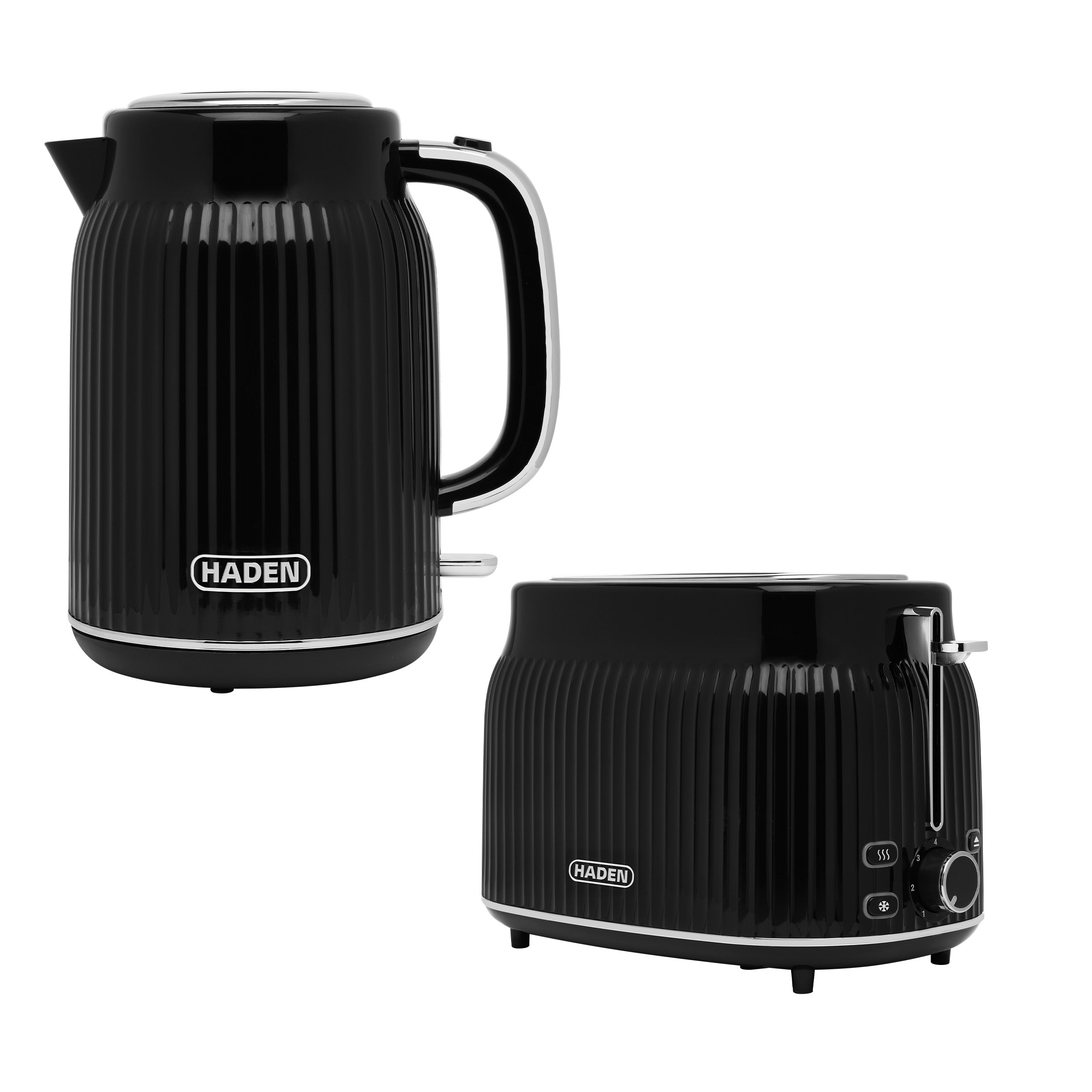 Ensemble bouilloire et grille-pain Haden York - Noir