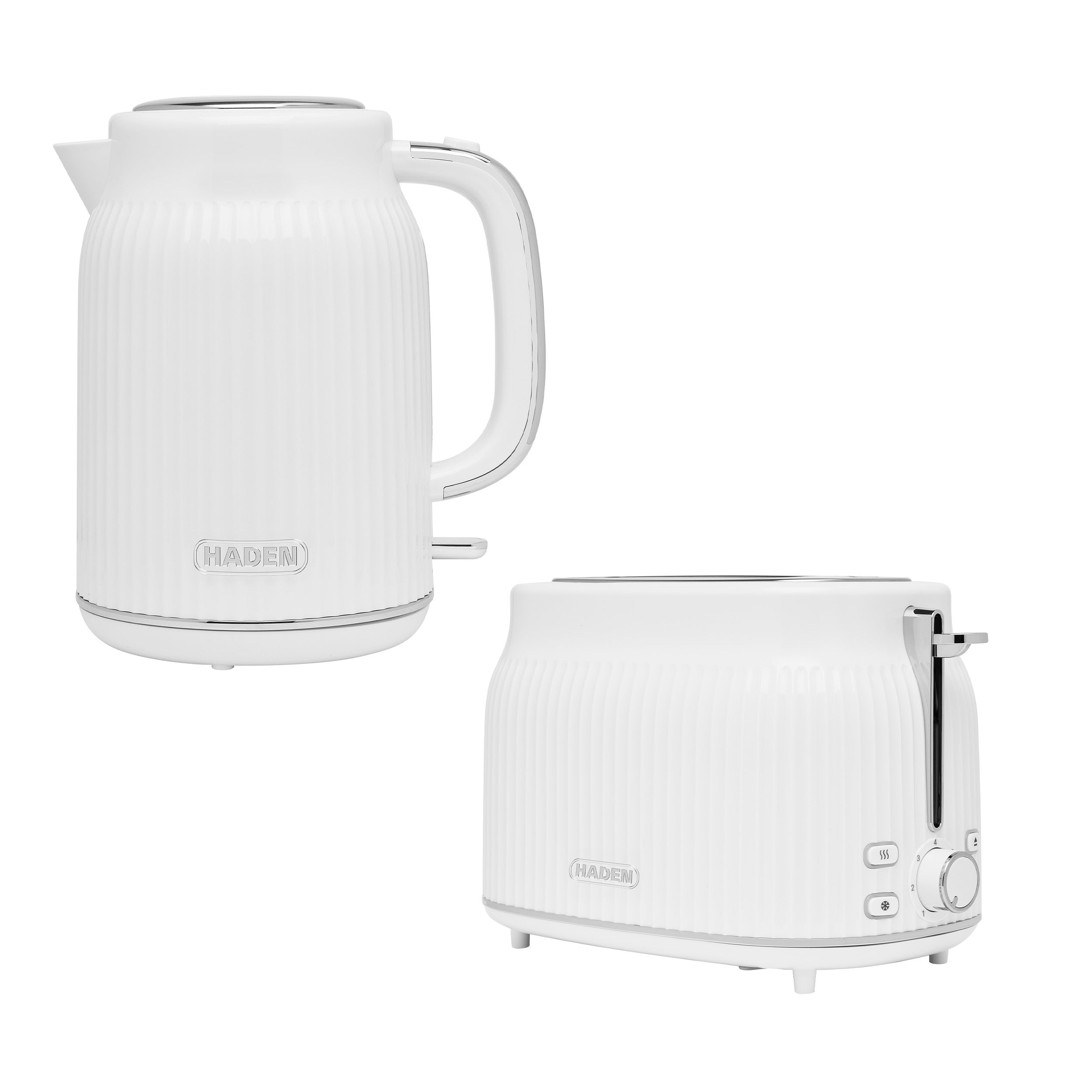 Ensemble bouilloire et grille-pain Haden York - Blanc