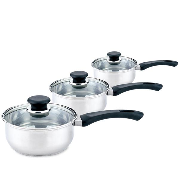 Ensemble de casseroles 3 pièces pour le quotidien 