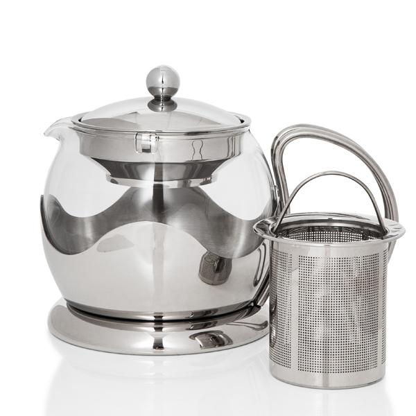 Théière en verre de 750 ml avec infuseur 