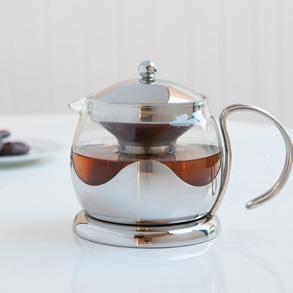 Théière en verre de 750 ml avec infuseur 