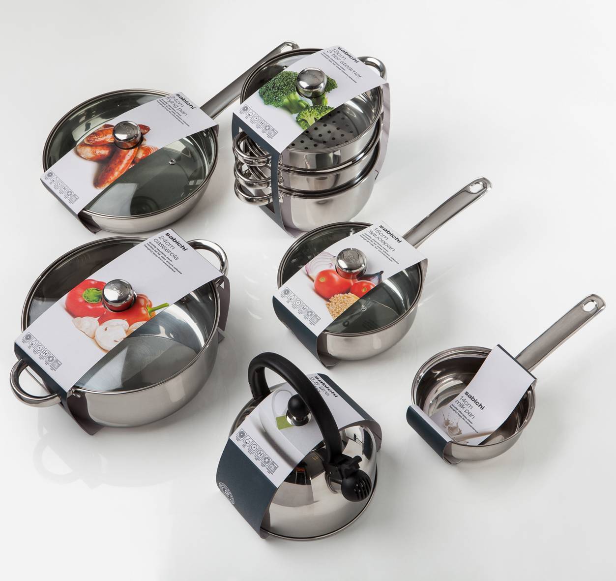 Casserole Essential de 16 cm avec couvercle en verre 