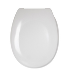 Siège de toilette blanc à fermeture lente 